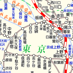 東京都 駅 路線図から地図を検索 マピオン