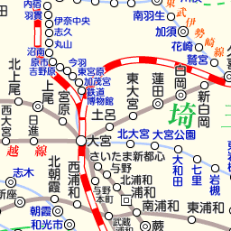jr武蔵野線 駅 路線図から地図を検索 マピオン