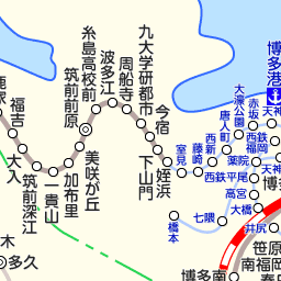 福岡県 駅 路線図から地図を検索 マピオン