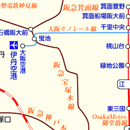 大阪メトロ四つ橋線 駅 路線図から地図を検索 マピオン