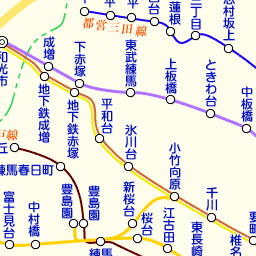 東京メトロ有楽町線 駅 路線図から地図を検索 マピオン